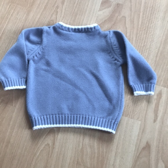 8/$25 Gymboree Blue Crew Neck Turtle Sweater Size 6-12 months - Picture 6 of 9